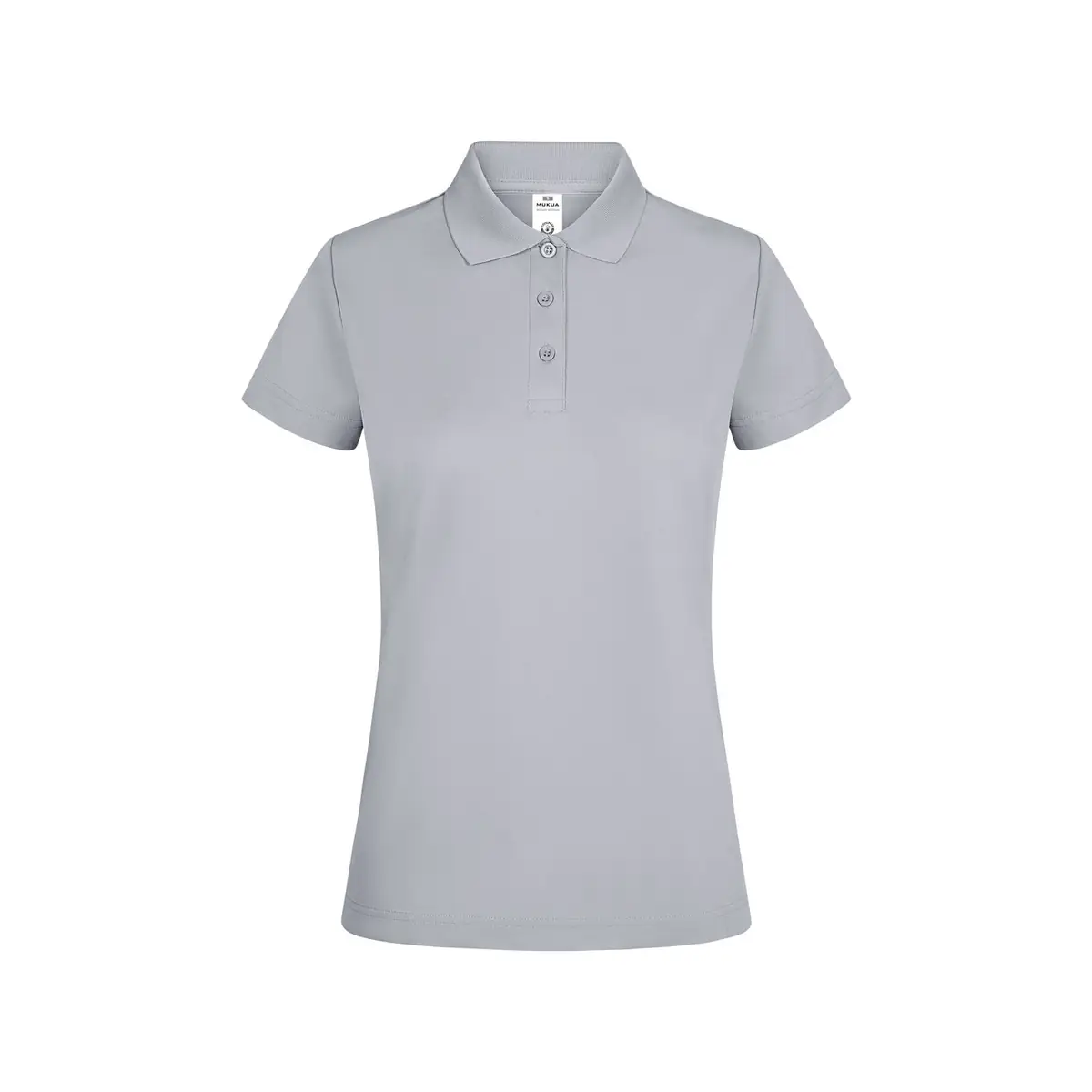 Polo de mujer Mukua BOGAN WOMAN PS160W 11 Polo Mukua BOGAN WOMAN en color Ultimate Grey, vista frontal