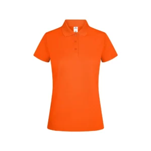 Polo Mukua BOGAN WOMAN en color Fluor Orange, vista frontal