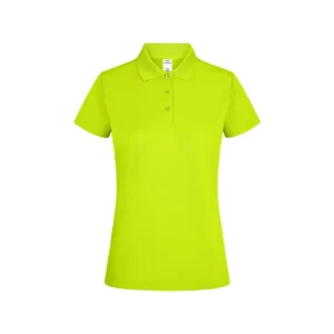 Polo Mukua BOGAN WOMAN en color Flúor Yellow, vista frontal