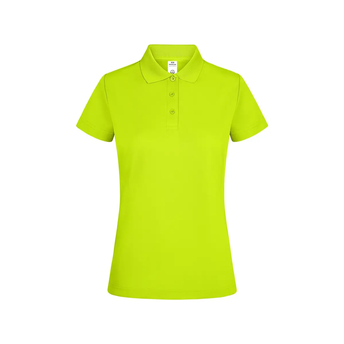 Polo de mujer Mukua BOGAN WOMAN PS160W 26 Polo Mukua BOGAN WOMAN en color Flúor Yellow, vista frontal