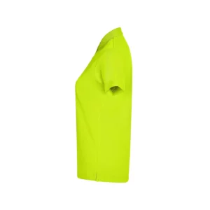 Polo Mukua BOGAN WOMAN en color Flúor Yellow, vista lateral