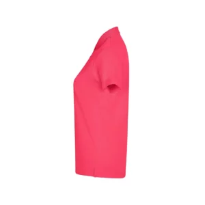 Polo Mukua BOGAN WOMAN en color Fluor Coral, vista lateral