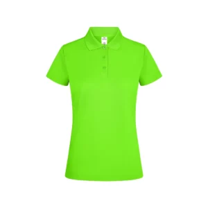Polo Mukua BOGAN WOMAN en color Lime Flúor, vista frontal