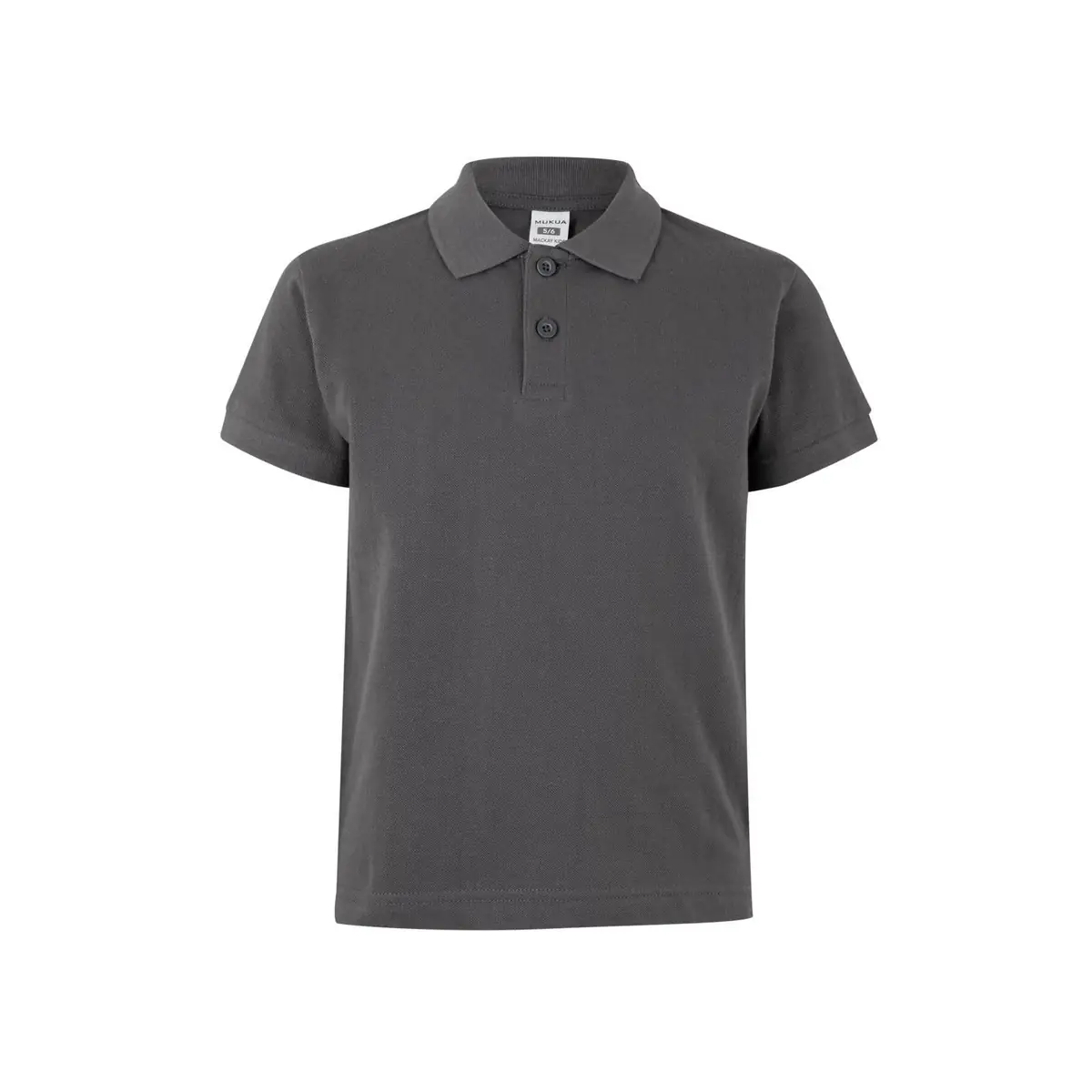 Polo infantil Mukua MACKAY KIDS PS200KC 18 Polo Mukua MACKAY KIDS en color Dark Grey, vista frontal