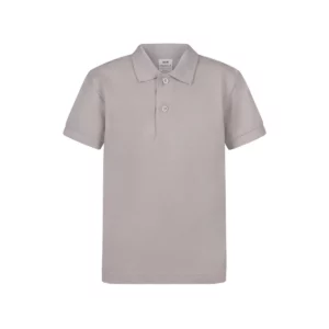 Polo Mukua MACKAY KIDS en color Cloud Grey, vista frontal