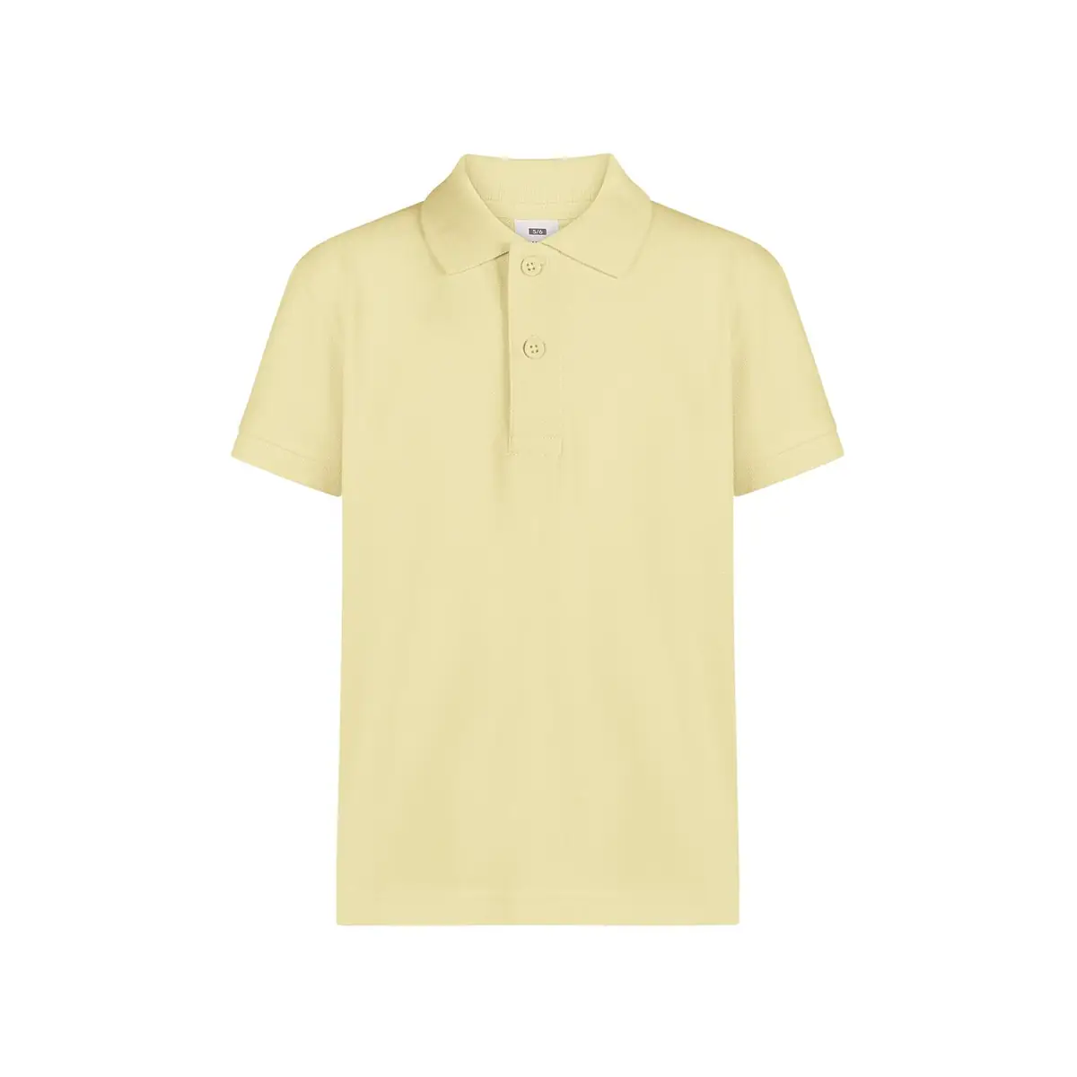 Polo infantil Mukua MACKAY KIDS PS200KC 73 Polo Mukua MACKAY KIDS en color Butter Yellow, vista frontal