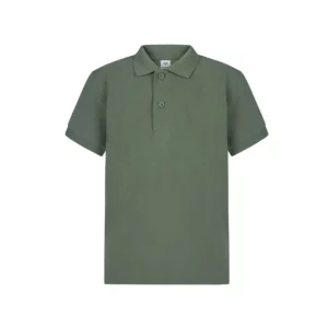 Polo Mukua MACKAY KIDS en color Tea Green, vista frontal