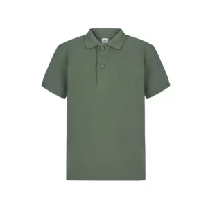 Polo Mukua MACKAY KIDS en color Tea Green, vista frontal