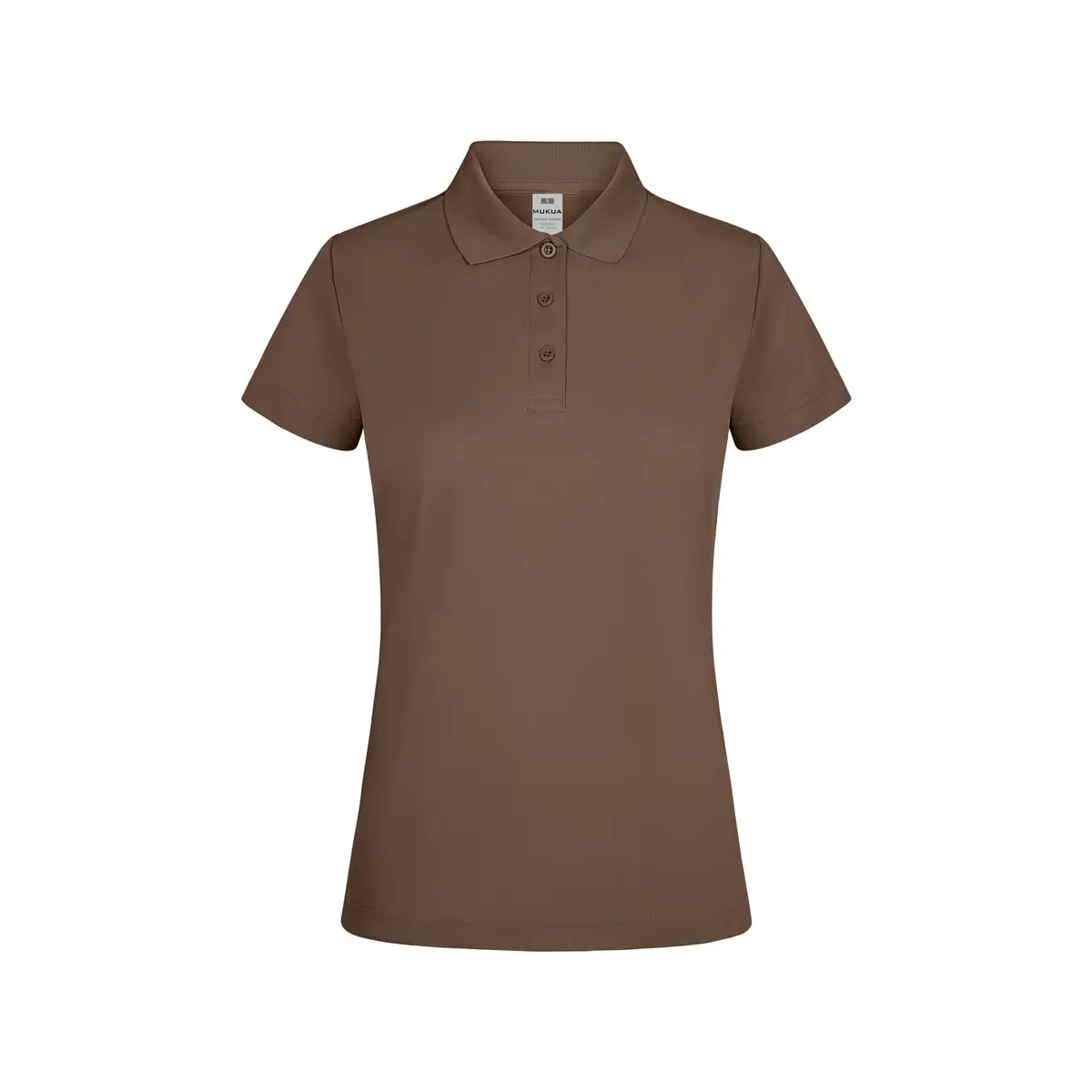 Polo de mujer Mukua MACKAY WOMAN PS200WC 66 Polo Mukua MACKAY WOMAN en color Mocha, vista frontal