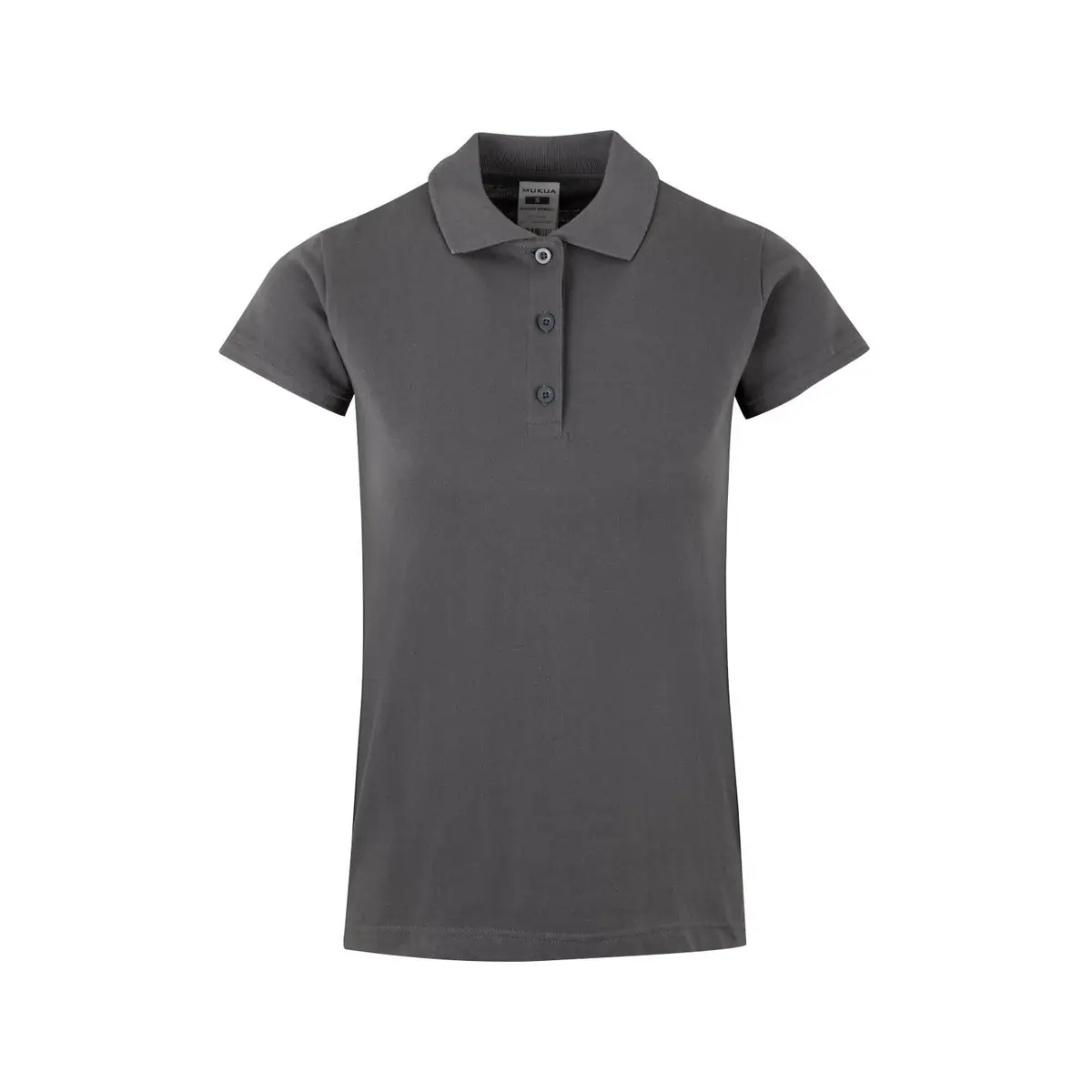 Polo de mujer Mukua MACKAY WOMAN PS200WC 14 Polo Mukua MACKAY WOMAN en color Dark Grey, vista frontal