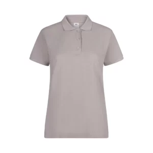 Polo Mukua MACKAY WOMAN en color Cloud Grey, vista frontal