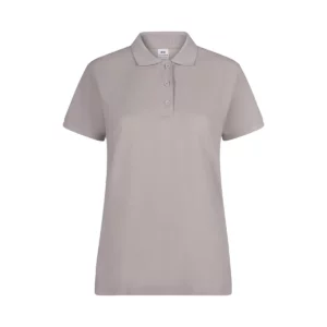 Polo Mukua MACKAY WOMAN en color Cloud Grey, vista frontal