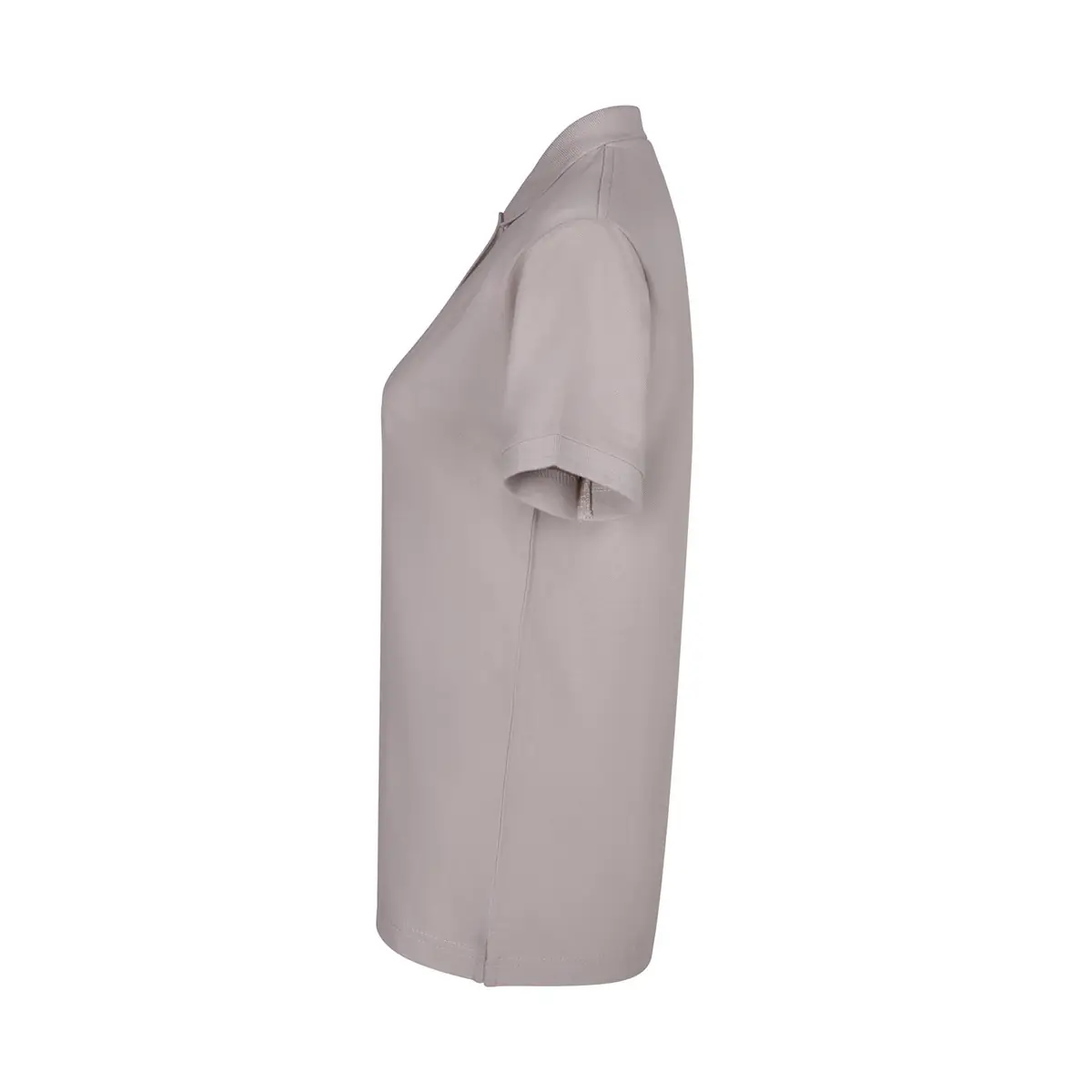 Polo de mujer Mukua MACKAY WOMAN PS200WC 5 Polo Mukua MACKAY WOMAN en color Cloud Grey, vista lateral