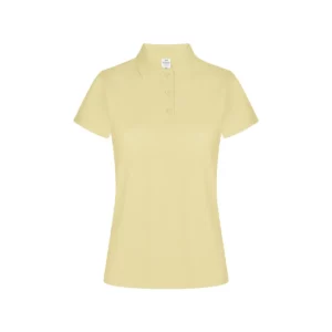 Polo Mukua MACKAY WOMAN en color Butter Yellow, vista frontal