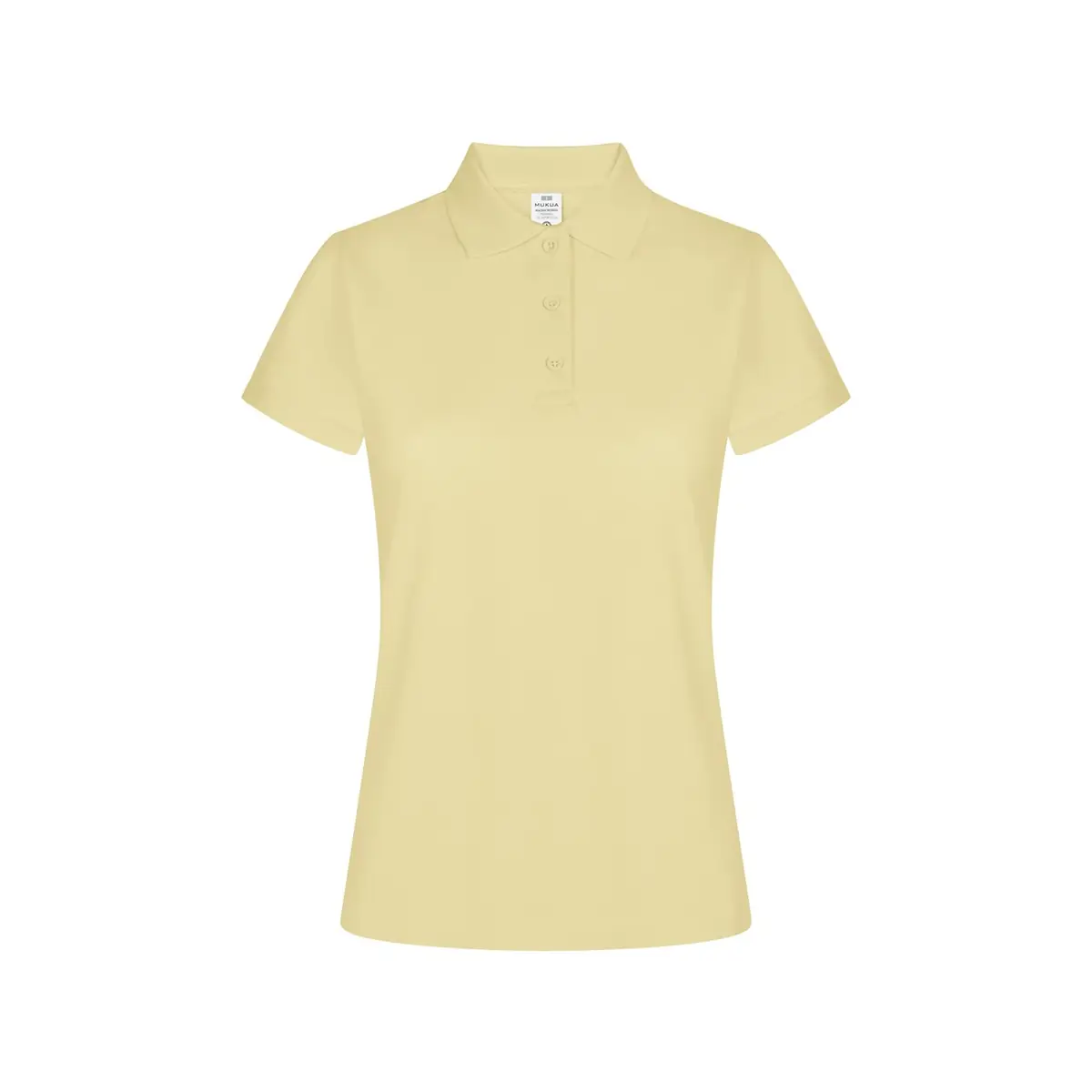 Polo de mujer Mukua MACKAY WOMAN PS200WC 69 Polo Mukua MACKAY WOMAN en color Butter Yellow, vista frontal