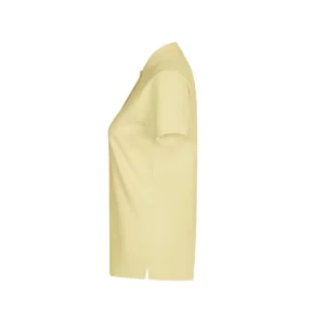 Polo Mukua MACKAY WOMAN en color Butter Yellow, vista lateral