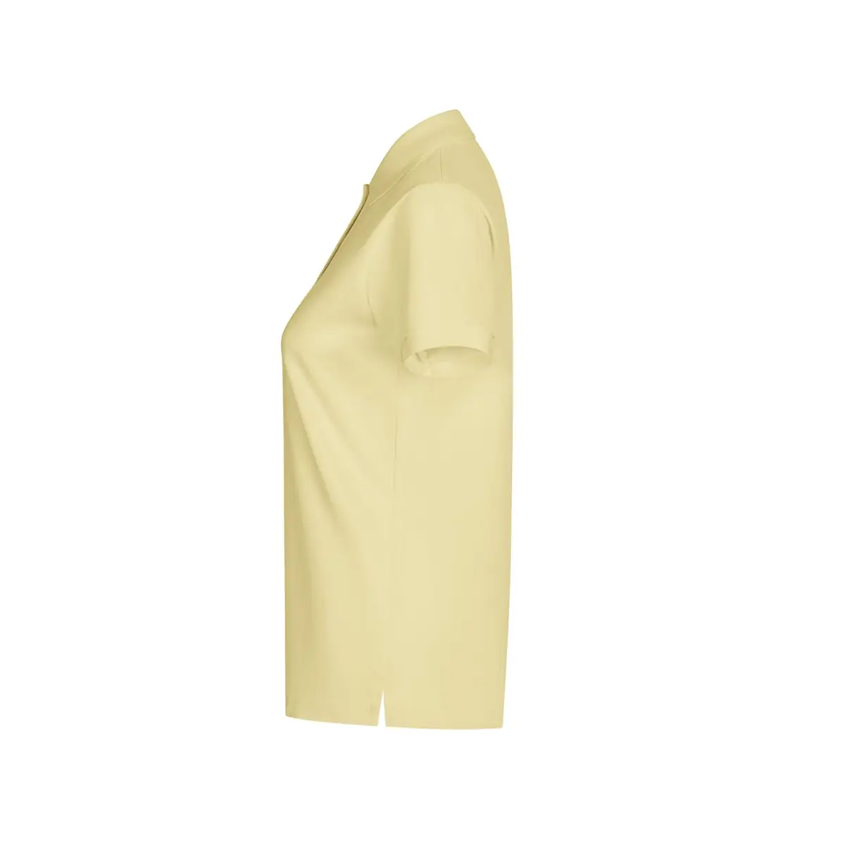 Polo de mujer Mukua MACKAY WOMAN PS200WC 70 Polo Mukua MACKAY WOMAN en color Butter Yellow, vista lateral
