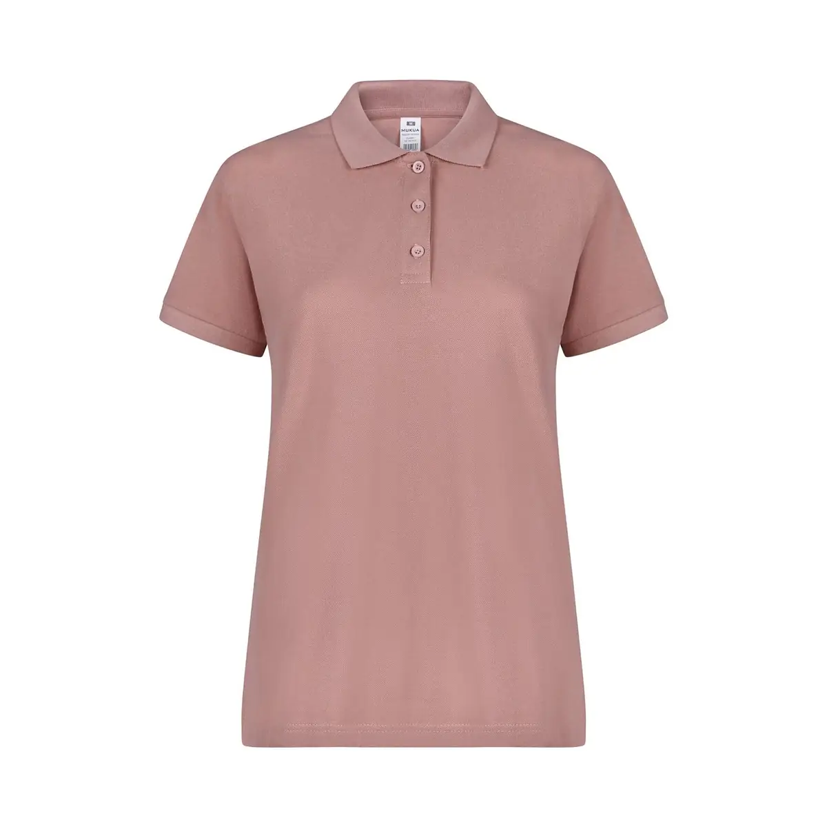 Polo de mujer Mukua MACKAY WOMAN PS200WC 59 Polo Mukua MACKAY WOMAN en color Pale Rose, vista frontal
