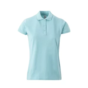 Polo Mukua MACKAY WOMAN en color Sky Blue, vista frontal