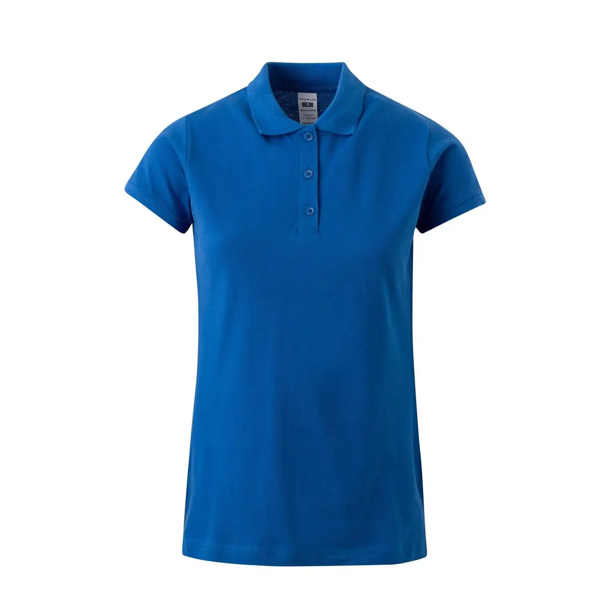Polo de mujer Mukua MACKAY WOMAN PS200WC 34 Polo Mukua MACKAY WOMAN en color Royal Blue, vista frontal