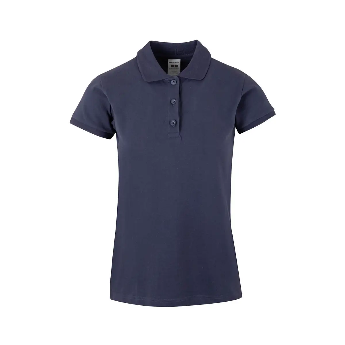 Polo de mujer Mukua MACKAY WOMAN PS200WC 26 Polo Mukua MACKAY WOMAN en color Denim Blue, vista frontal