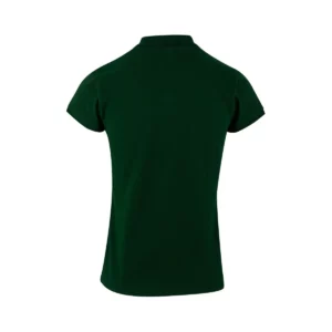 Polo Mukua MACKAY WOMAN en color Bottle Green, vista trasera