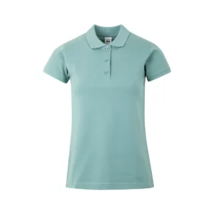 Polo Mukua MACKAY WOMAN en color Sage, vista frontal