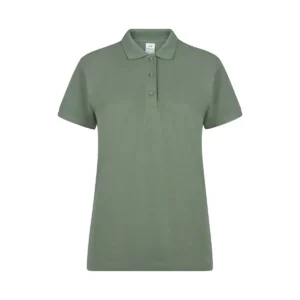 Polo Mukua MACKAY WOMAN en color Tea Green, vista frontal
