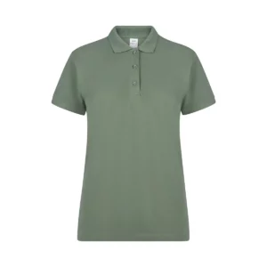 Polo Mukua MACKAY WOMAN en color Tea Green, vista frontal