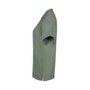Polo Mukua MACKAY WOMAN en color Tea Green, vista lateral