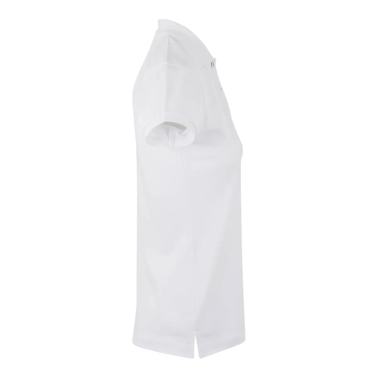 Polo de mujer Mukua MACKAY WOMAN PS200WW 4 Polo Mukua MACKAY WOMAN en color White, vista lateral