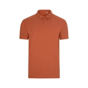 Polo Mukua CREEK en color Carrot, vista frontal
