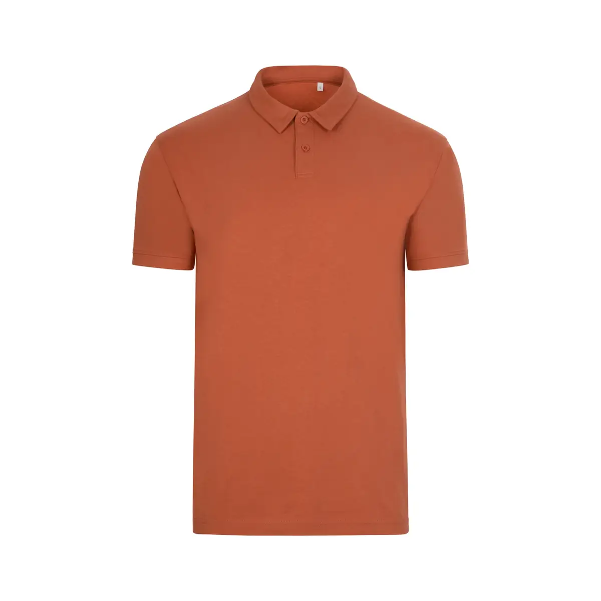 Polo unisex Mukua CREEK PSN160UC 28 Polo Mukua CREEK en color Carrot, vista frontal