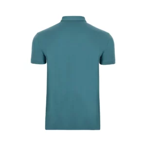 Polo Mukua CREEK en color Earth Blue, vista trasera