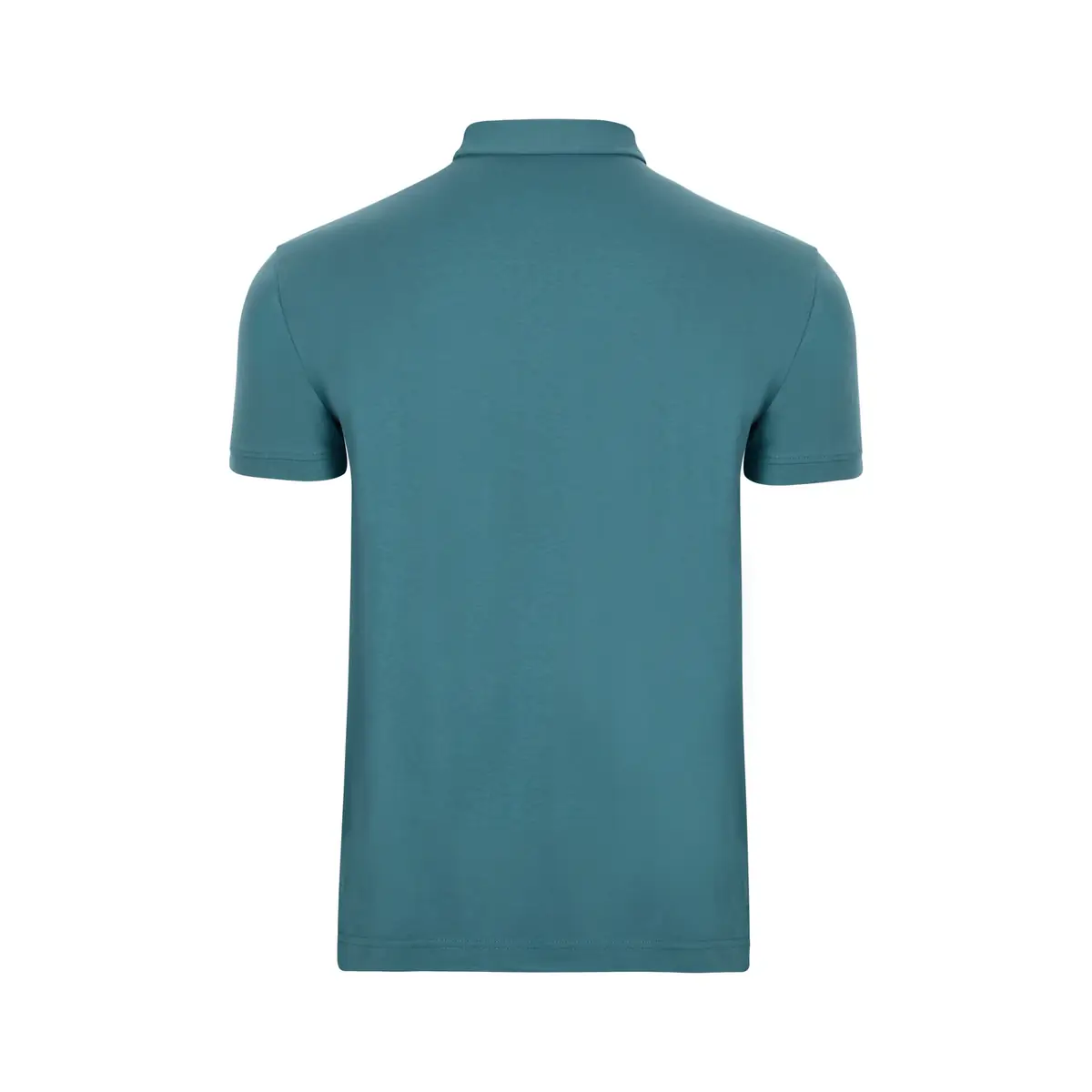 Polo unisex Mukua CREEK PSN160UC 43 Polo Mukua CREEK en color Earth Blue, vista trasera