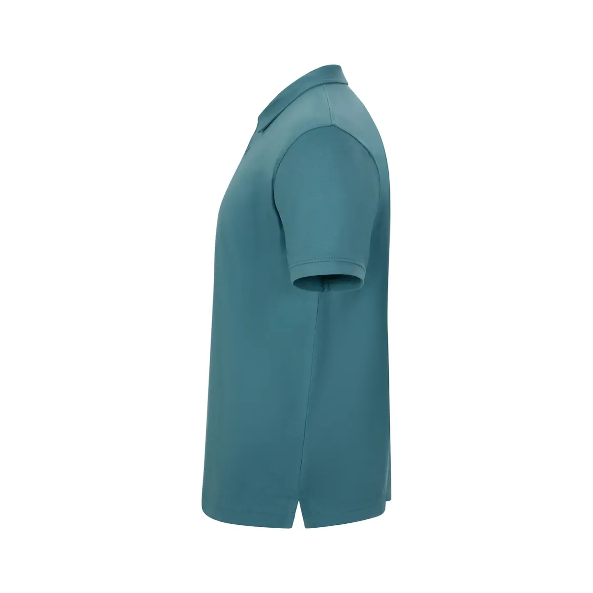 Polo unisex Mukua CREEK PSN160UC 41 Polo Mukua CREEK en color Earth Blue, vista lateral