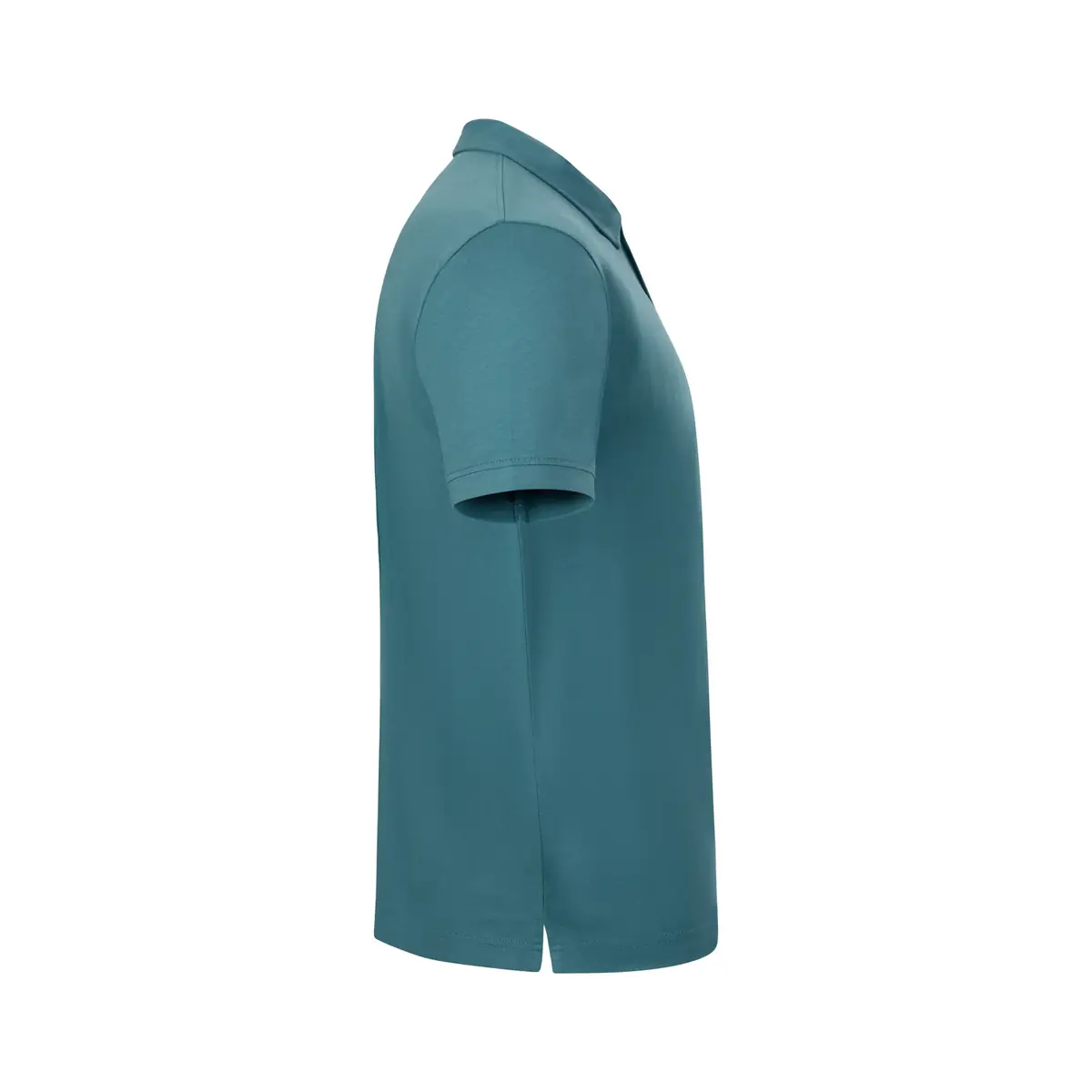 Polo unisex Mukua CREEK PSN160UC 42 Polo Mukua CREEK en color Earth Blue, vista lateral