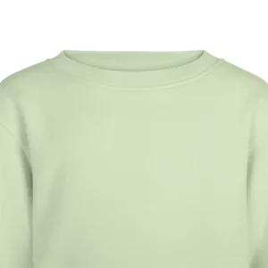 Sudadera Mukua SCN300K en Aloe, detalle de la prenda
