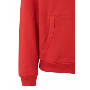 Sudadera Mukua SF270K en Red, detalle de la prenda