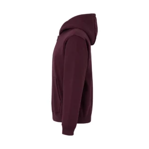 Sudadera Mukua SF270K en Wine, vista lateral