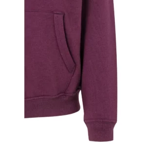 Sudadera Mukua SF270K en Wine, detalle de la prenda
