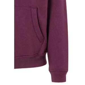 Sudadera Mukua SF270K en Wine, detalle de la prenda