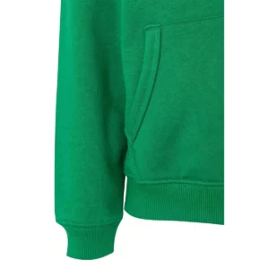 Sudadera Mukua SF270K en Kelly green, detalle de la prenda