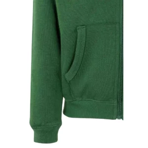 Sudadera Mukua SF270K en Bottle green, detalle de la prenda