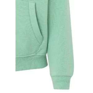 Sudadera Mukua SF270K en Sage, detalle de la prenda