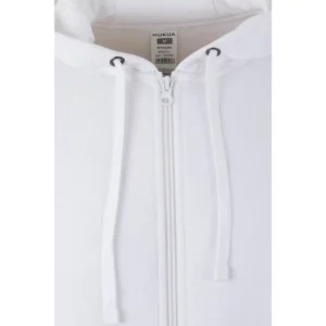 Sudadera Mukua SF270U en White, detalle de la prenda