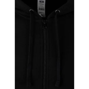 Sudadera Mukua SF270U en Black, detalle de la prenda
