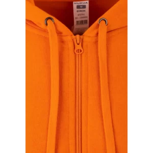 Sudadera Mukua SF270U en Orange, detalle de la prenda