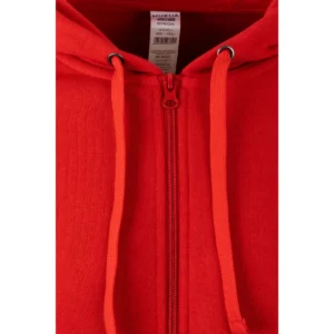 Sudadera Mukua SF270U en Red, detalle de la prenda