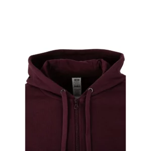 Sudadera Mukua SF270U en Wine, detalle de la prenda